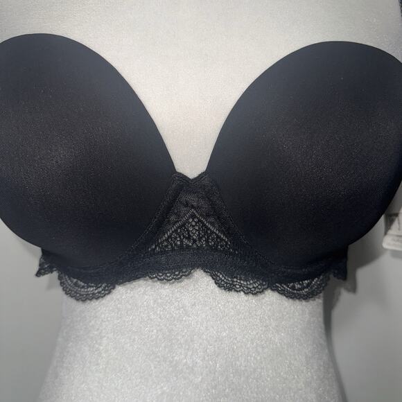 Simone Perelle Womens 38C Strapless Convertible Bra Intimates Feminine Romantic - Picture 4 of 12